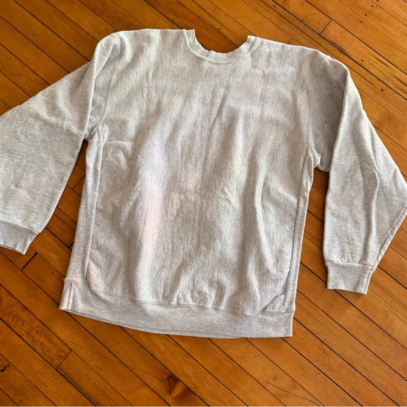 Vintage 1980s Carhartt Rugged Sweatshirt 80s Gray Reverse Weave Embroidered - Picture 6 of 10